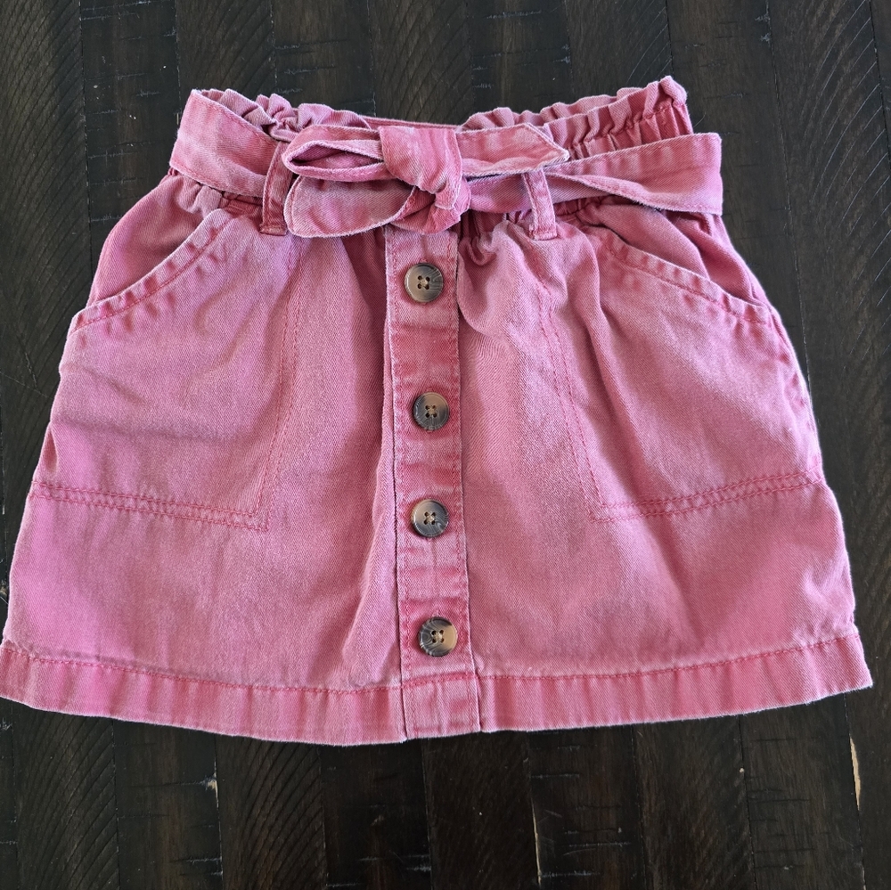 OshKosh B'gosh Pink Buttoned Mini Skirt